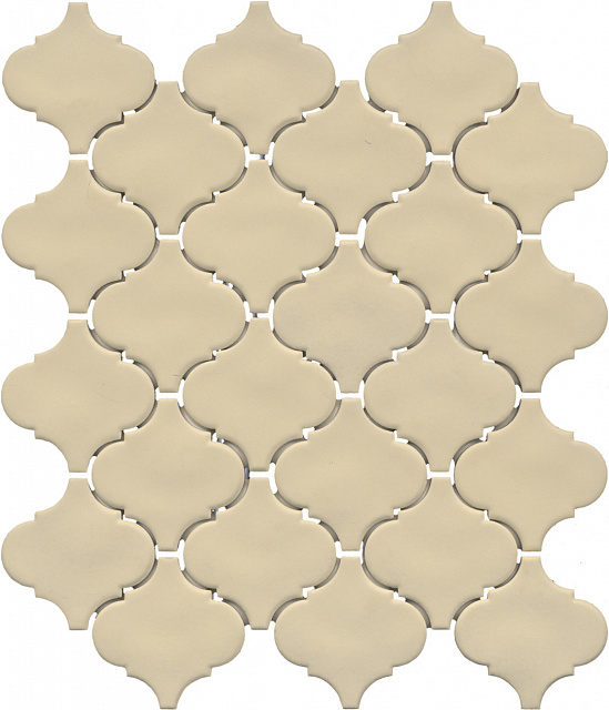 Арабески Марокко жёлтый светлый матовый 26x30x0,7